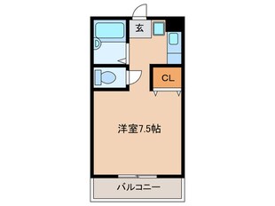 リベルテ西片江の物件間取画像